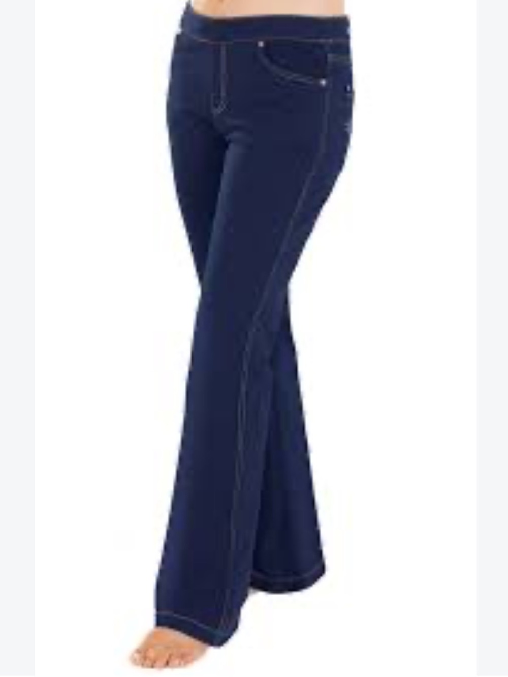 PajamaJeans Bootcut soft pull on Jeans small - Picture 3 of 9
